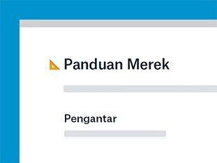 Pastikan tim Anda tetap mendapat info terkini dengan panduan gaya yang mudah diakses. Rancang petunjuk yang membantu semua orang membuat materi tertulis dan visual yang berada di pesan. preview