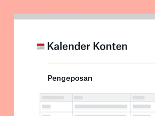 Simpan ikhtisar dari semua konten. Efektifkan strategi konten Anda dengan membuat kalender, mengonsep pengeposan berikutnya, dan melacak progres di Paper. preview