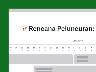 Tetaplah terdepan dalam tugas dan tenggat waktu penting. Koordinasikan tim lintas fungsional dengan menetapkan tonggak, menetapkan tugas, dan mengelola persetujuan di tempat semua orang dapat menemukannya. preview