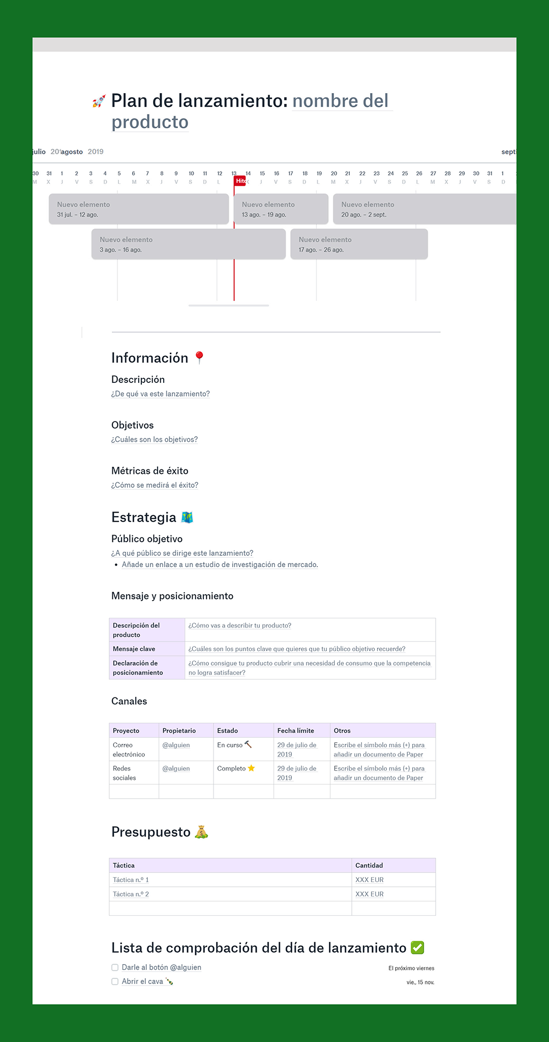 Mantente al tanto de tareas y fechas límite importantes. Coordina equipos multidisciplinarios estableciendo hitos, asignando tareas y gestionando aprobaciones donde todos puedan encontrarlos. preview