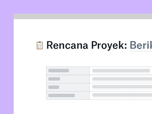 Kelola dan lacak pekerjaan dari awal sampai akhir. Bantu tim tetap mengetahui siapa yang melakukan apa dan kapan dengan kronologi, daftar tugas, serta pemberian tugas. preview