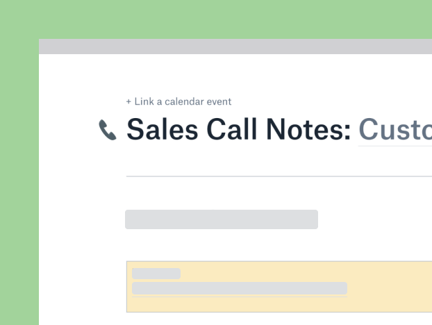Example For Call Notes Meeting Minutes and Agenda Template - Dropbox